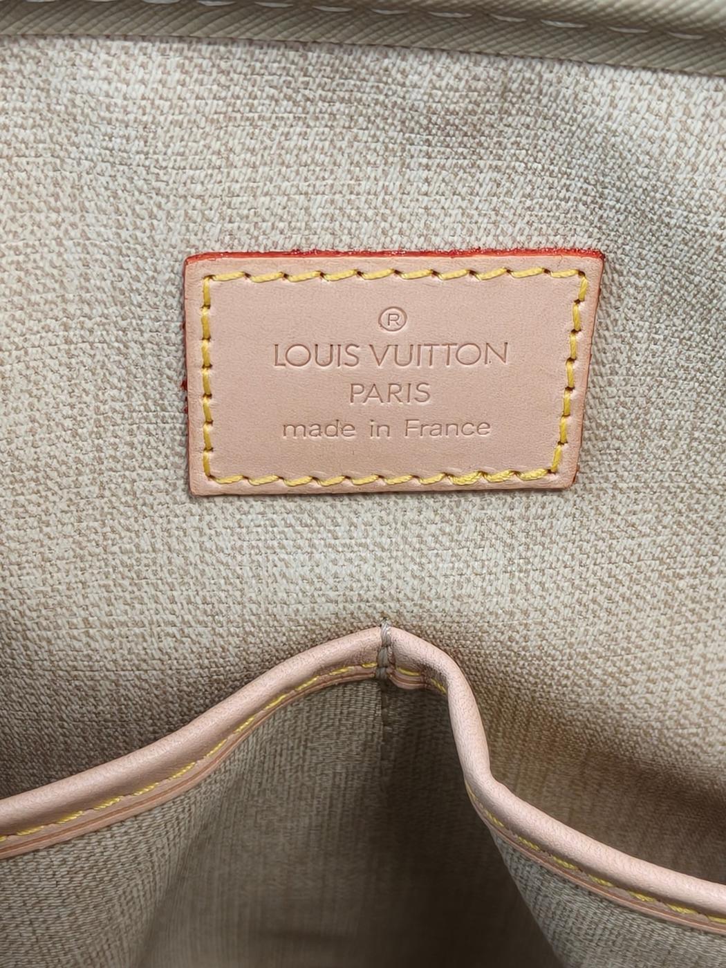 LV Louis Vuitton Monogram Trouville M42228 Handbag Brown Management Number: 11834