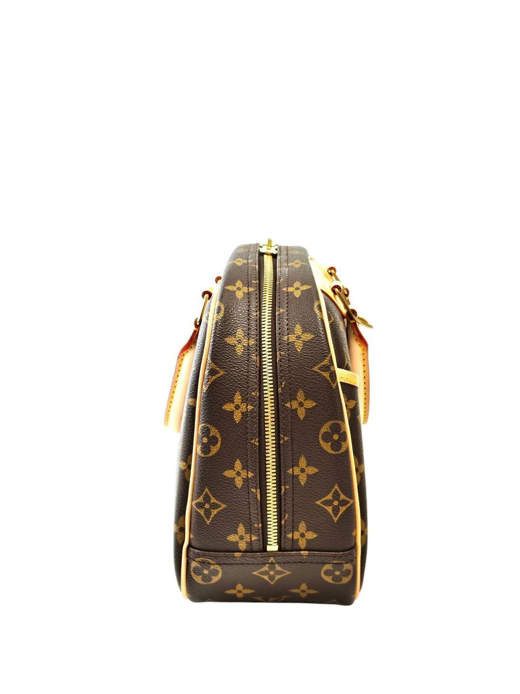 LV Louis Vuitton Monogram Trouville M42228 Handbag Brown Management Number: 11834