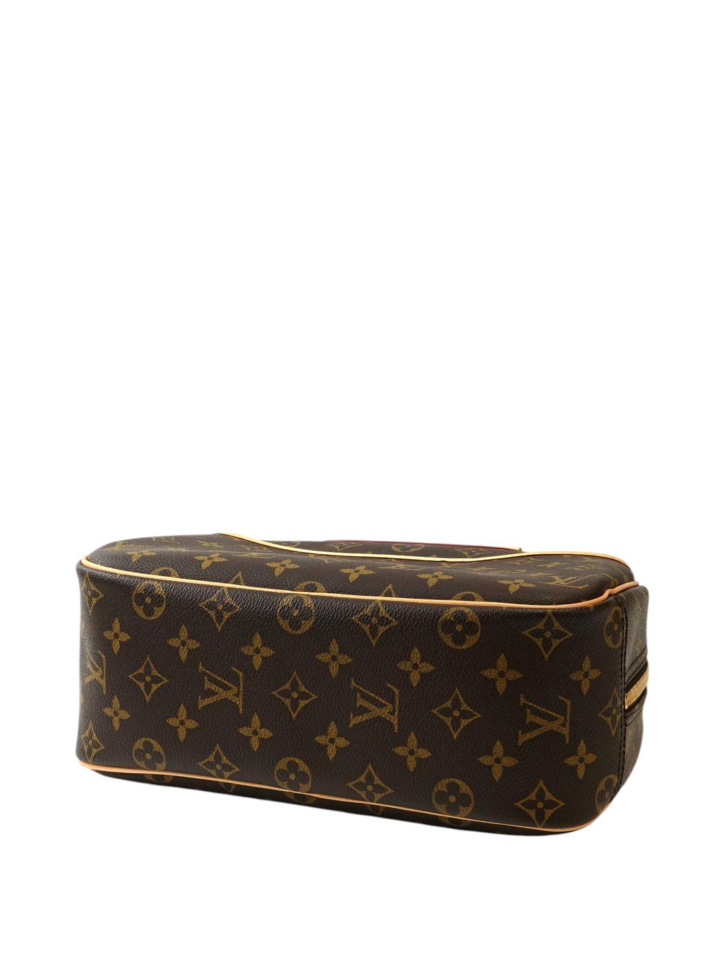 LV Louis Vuitton Monogram Trouville M42228 Handbag Brown Management Number: 11834