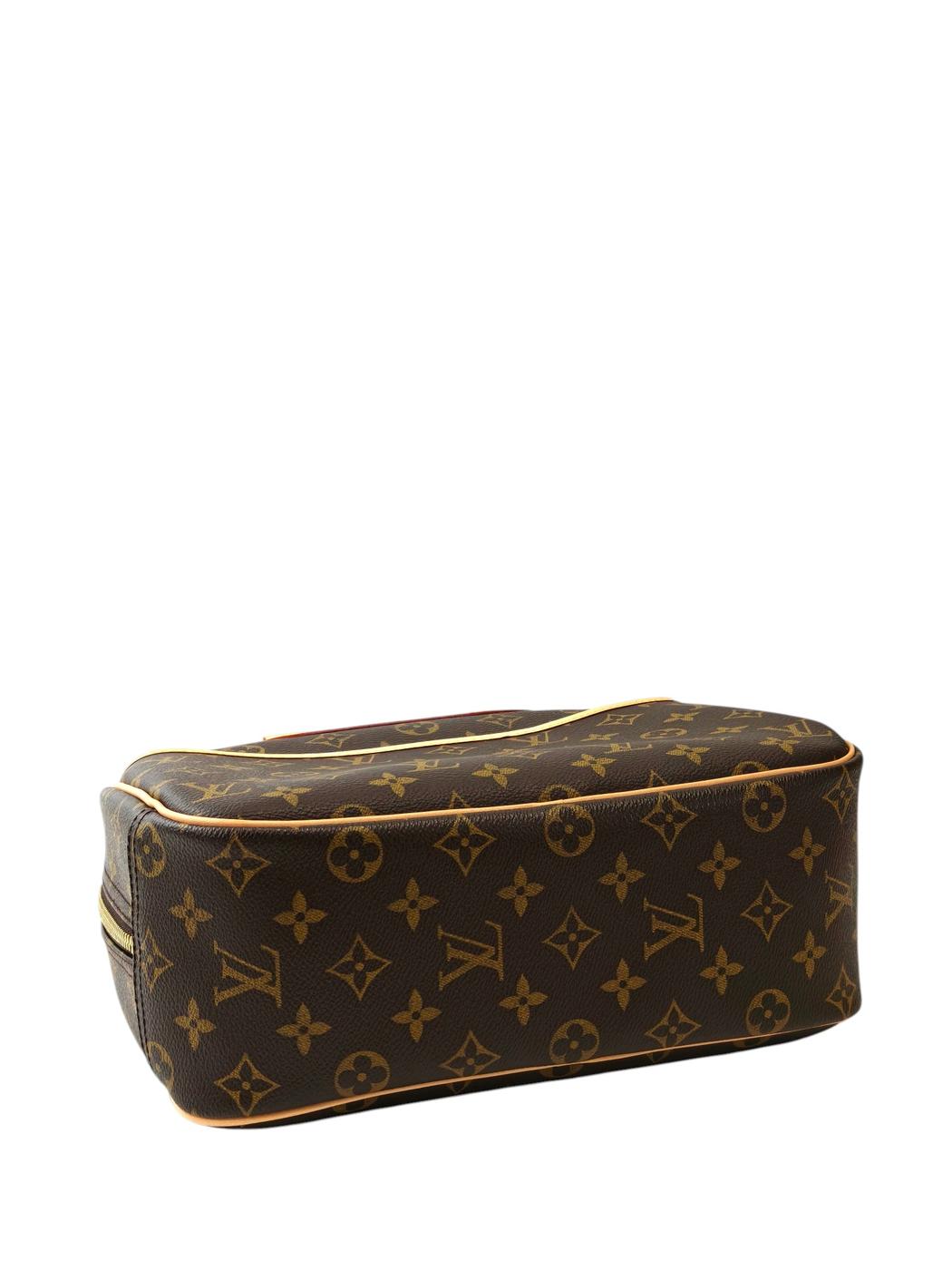 LV Louis Vuitton Monogram Trouville M42228 Handbag Brown Management Number: 11834