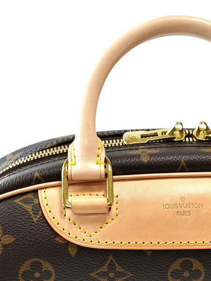 LV Louis Vuitton Monogram Trouville M42228 Handbag Brown Management Number: 11834