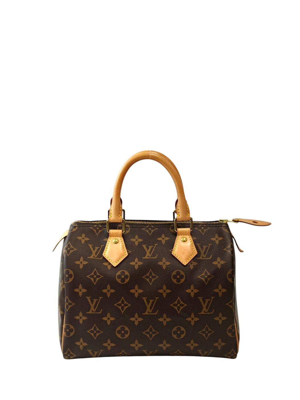 Louis Vuitton Speedy 25 Monogram M41109 Handbag Brown Management Number: 11845