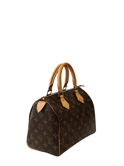 Louis Vuitton Speedy 25 Monogram M41109 Handbag Brown Management Number: 11845