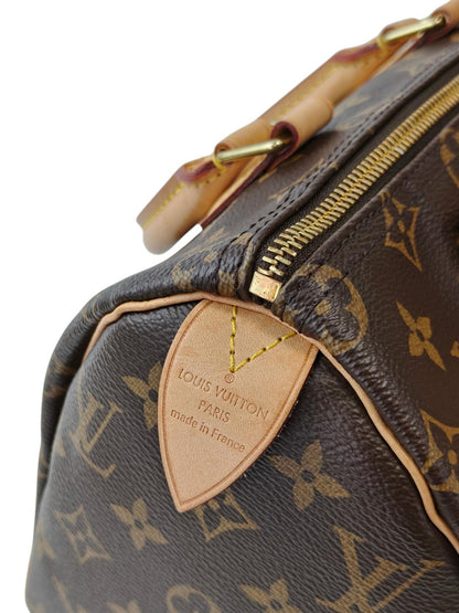 Louis Vuitton Speedy 25 Monogram M41109 Handbag Brown Management Number: 11845
