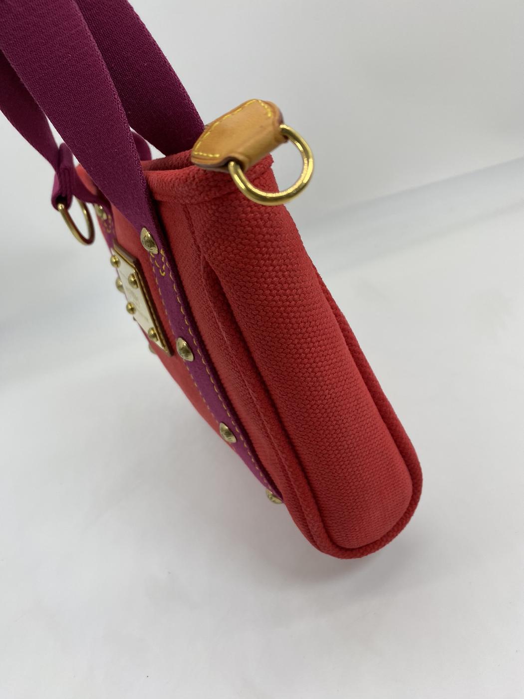 LOUIS VUITTON ルイヴィトン アンティグア カバ PM ハンドバッグ トートバッグ ピンク 管理番号：6250