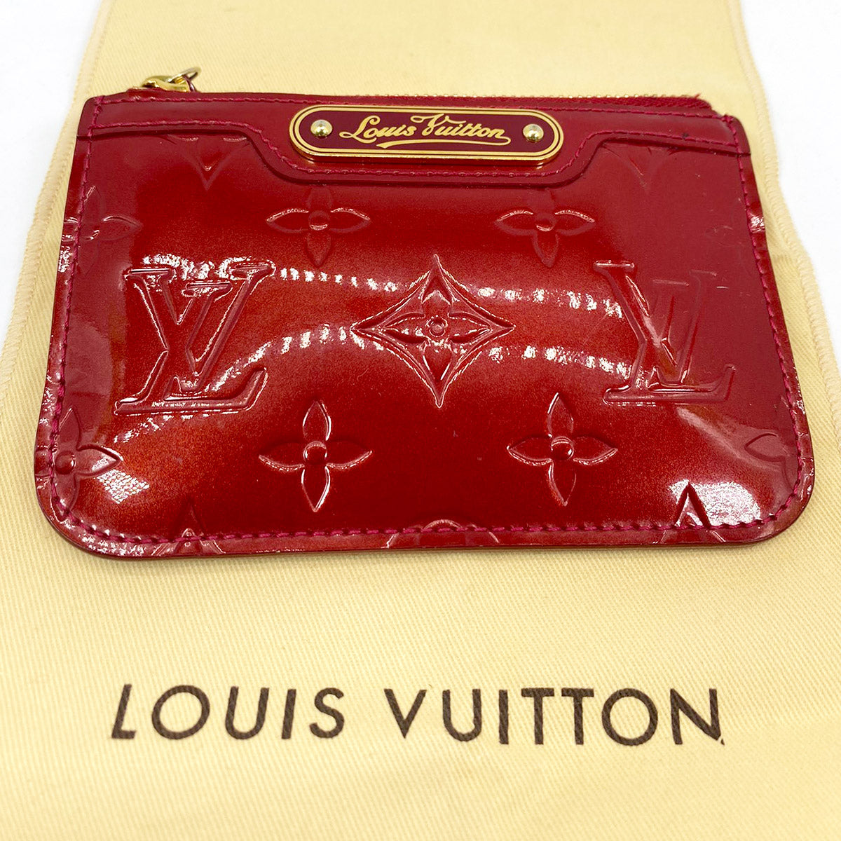 LOUIS VUITTON 路易威登 Pochette Cle NM Pomme d'Amour 控制编号：6423