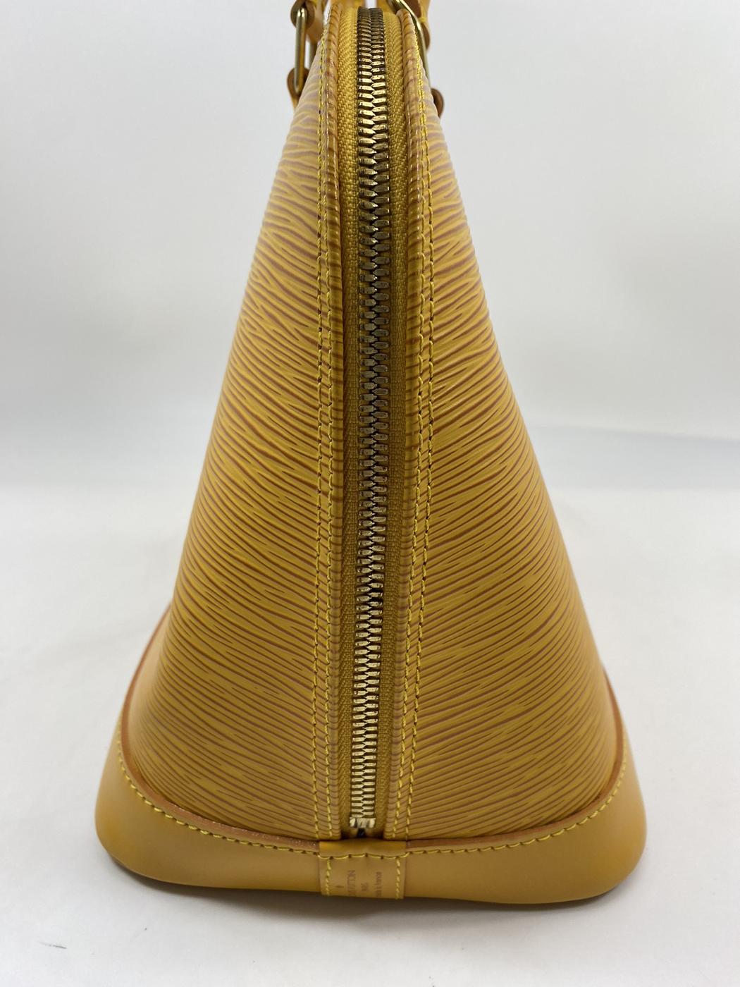 LOUIS VUITTON ルイ・ヴィトン アルマ バッグ エピ M52149イエロー 管理番号：6854