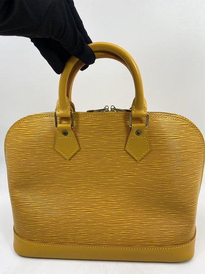 LOUIS VUITTON ルイ・ヴィトン アルマ バッグ エピ M52149イエロー 管理番号：6854