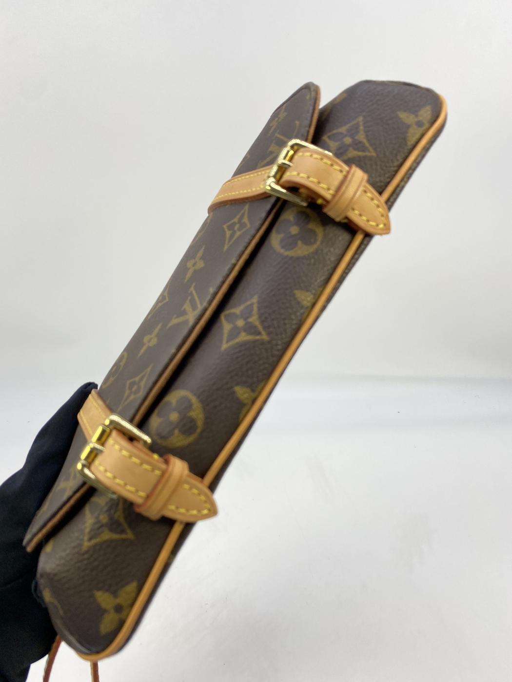 路易威登 Monogram Pochette Marel 斜挎包/腰包/快取包 M51159 参考编号：7602