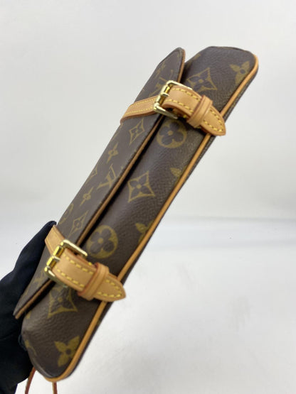 路易威登 Monogram Pochette Marel 斜挎包/腰包/快取包 M51159 参考编号：7602