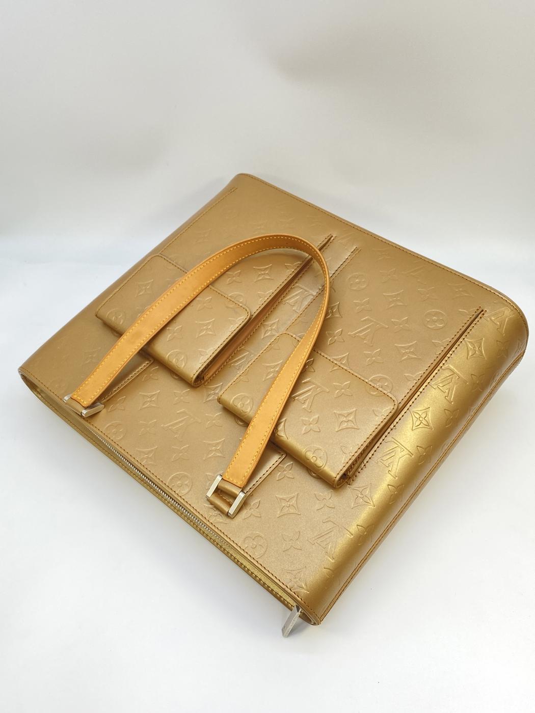 LOUIS VUITTON ルイヴィトン トートバッグ ウィルウッド モノグラム・マット アンブレ M55107 AMBRE ゴールド 管理番号：8650