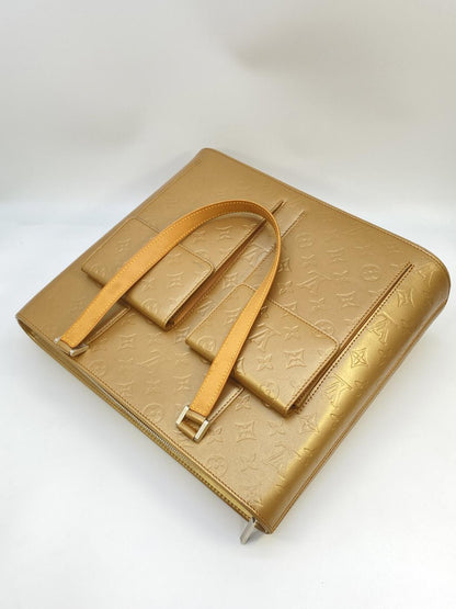 LOUIS VUITTON ルイヴィトン トートバッグ ウィルウッド モノグラム・マット アンブレ M55107 AMBRE ゴールド 管理番号：8650
