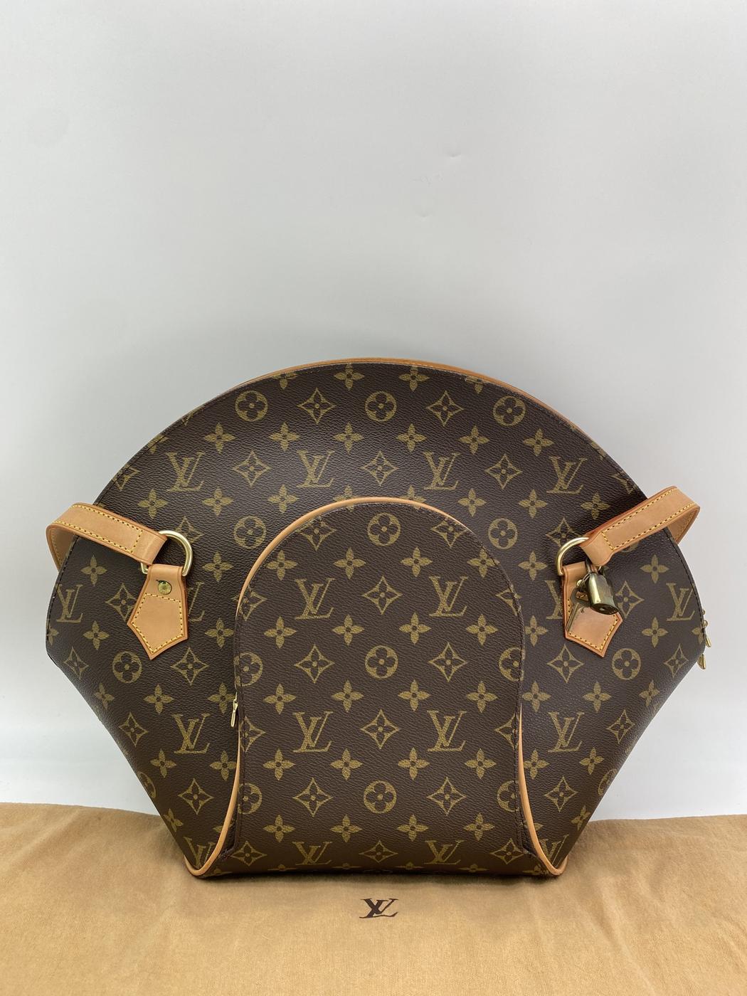 路易威登 Monogram Ellipse 购物单肩包，半肩包，M51128，带锁，参考编号：8786