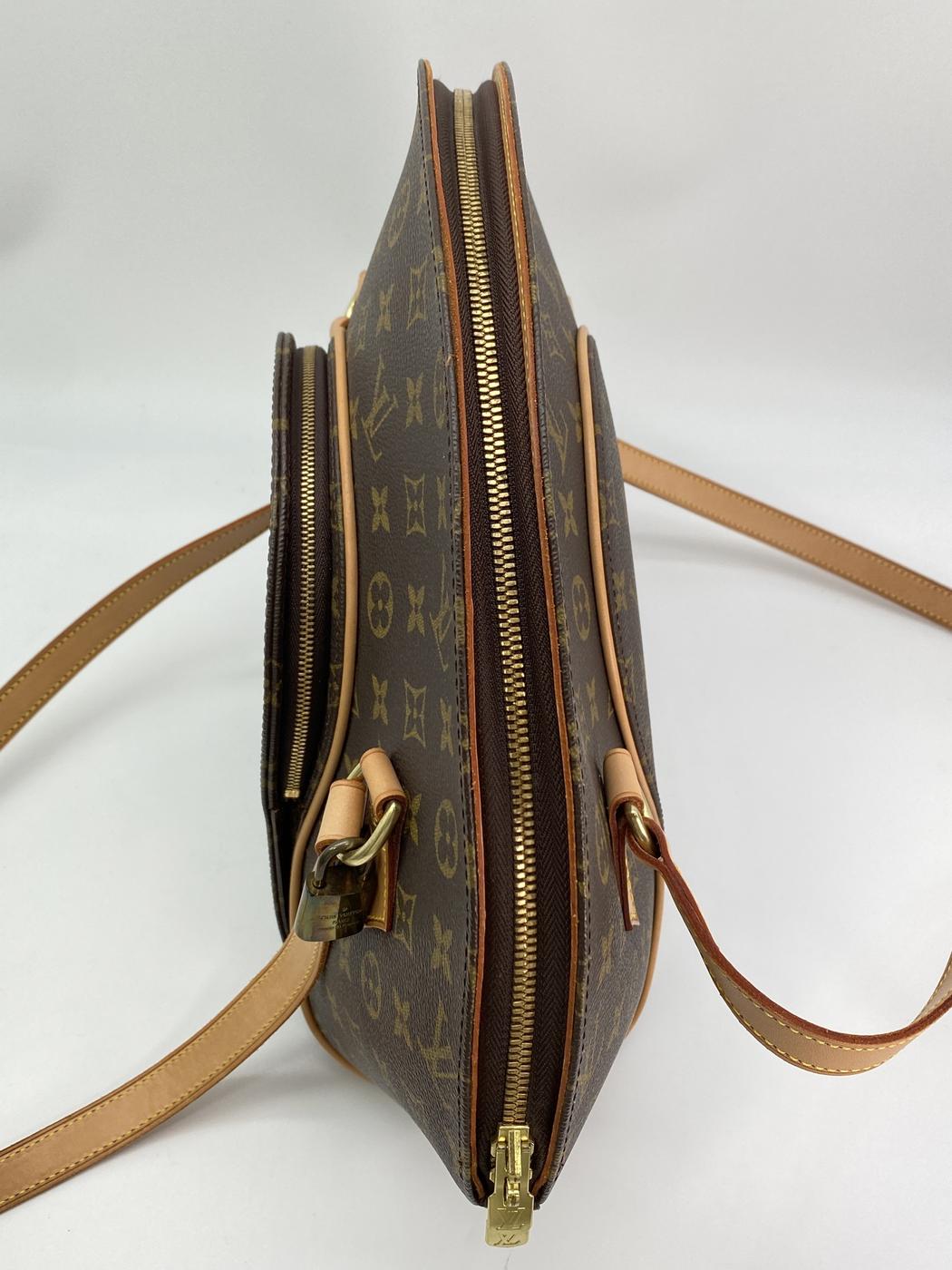 路易威登 Monogram Ellipse 购物单肩包，半肩包，M51128，带锁，参考编号：8786