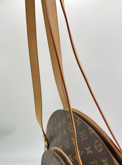 路易威登 Monogram Ellipse 购物单肩包，半肩包，M51128，带锁，参考编号：8786