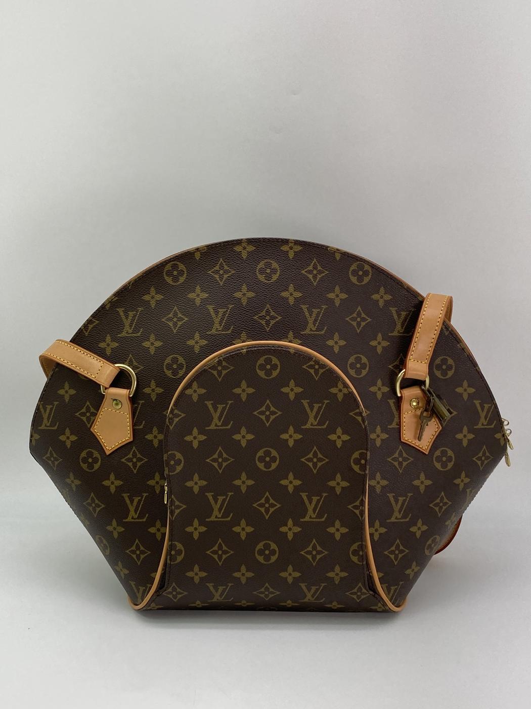 路易威登 Monogram Ellipse 购物单肩包，半肩包，M51128，带锁，参考编号：8786