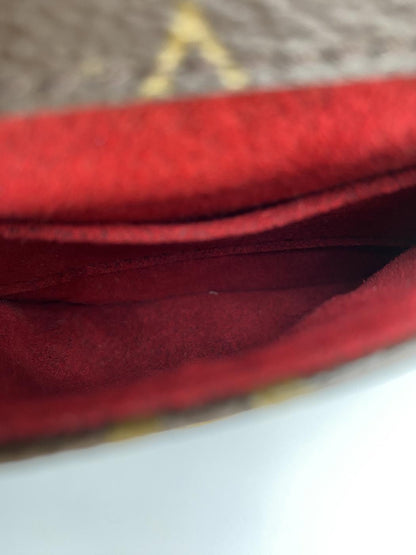 路易威登 M51901 Monogram 帆布分格女士手袋，控制编号：8887