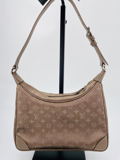 ルイ・ヴィトン リトルブローニュ モノグラムサテン ハンドバッグ バッグ レディース M92143 管理番号：8910