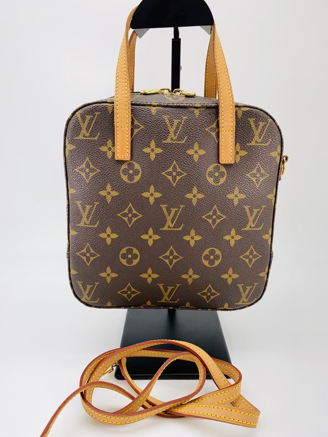 路易威登 M47500 Spontini Monogram 帆布棕色和米色单肩包 参考编号：8923