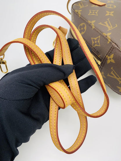 路易威登 M47500 Spontini Monogram 帆布棕色和米色单肩包 参考编号：8923