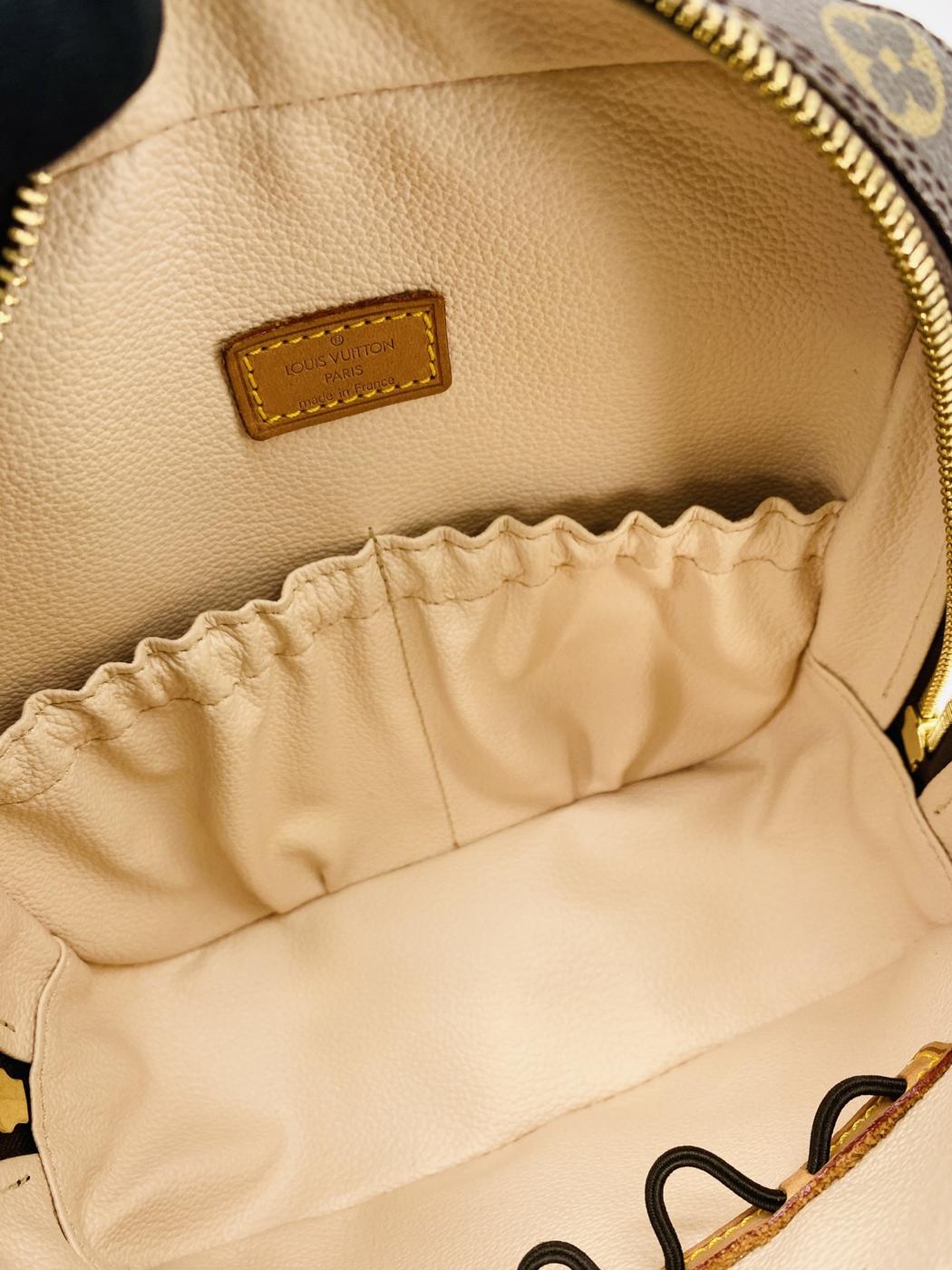 路易威登 M47500 Spontini Monogram 帆布棕色和米色单肩包 参考编号：8923
