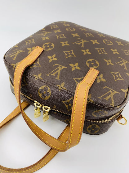 路易威登 M47500 Spontini Monogram 帆布棕色和米色单肩包 参考编号：8923