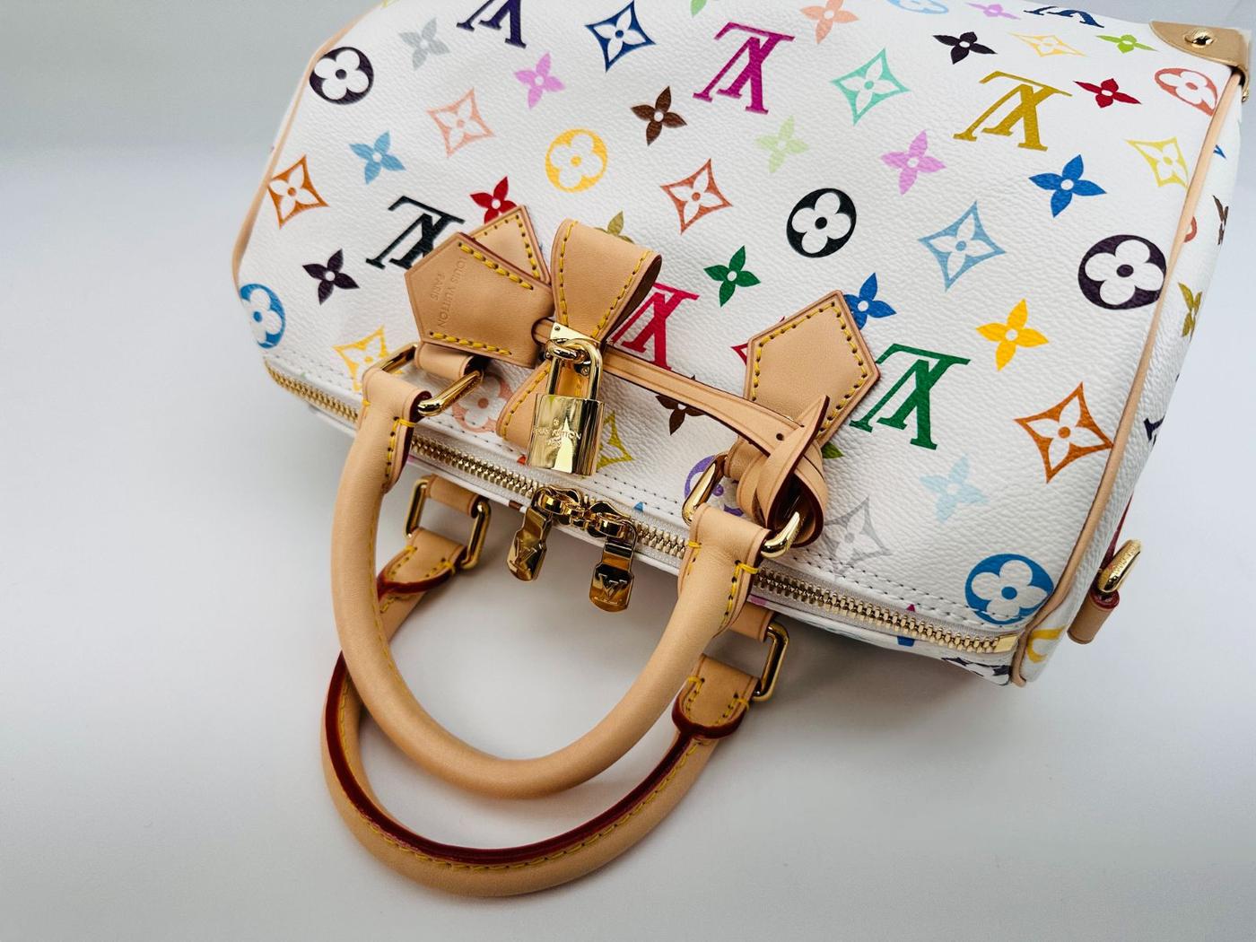 【近全新】LV x TM Speedy Bandouliere 25 M13085 全新未使用，控制编号：9150