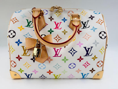 【近全新】LV x TM Speedy Bandouliere 25 M13085 全新未使用，控制编号：9150