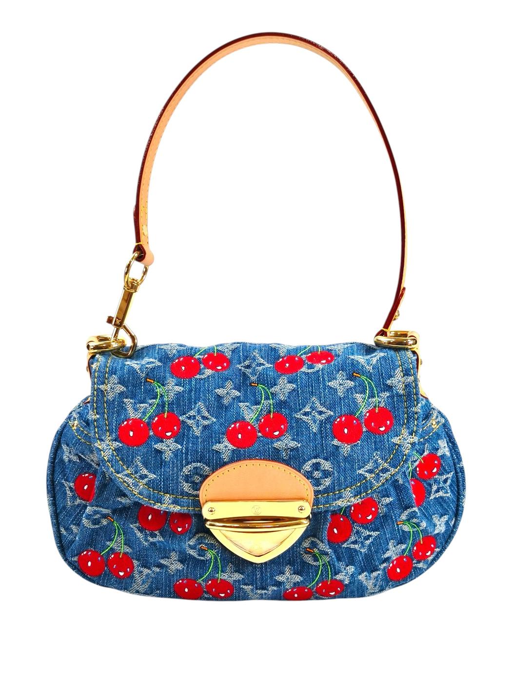 Louis Vuitton ルイヴィトン LV×TM サンセット チェリー ショルダーバッグ ブルー 管理番号：9560