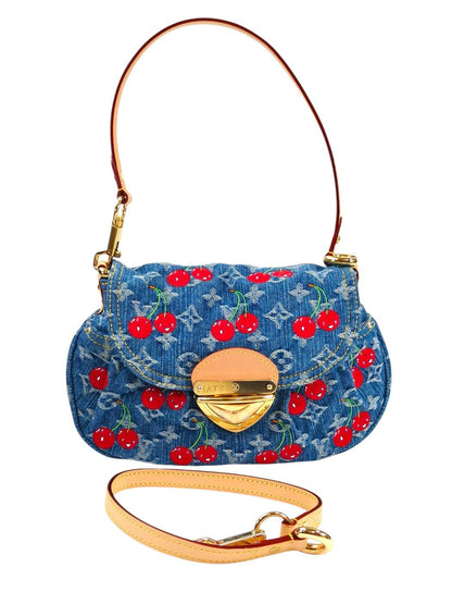 Louis Vuitton ルイヴィトン LV×TM サンセット チェリー ショルダーバッグ ブルー 管理番号：9560