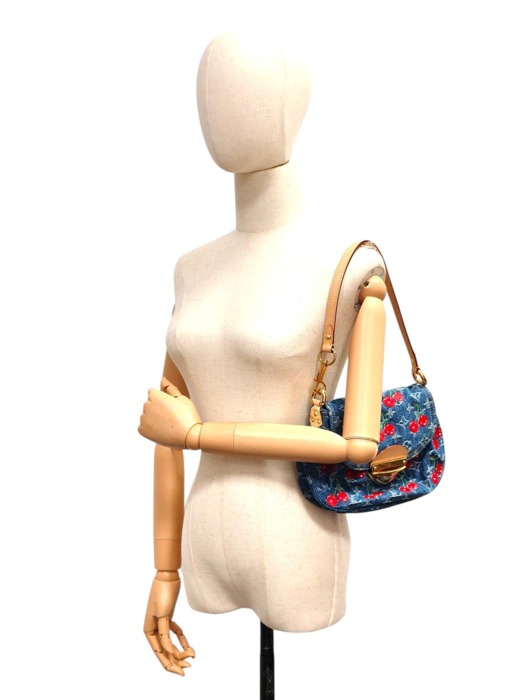Louis Vuitton ルイヴィトン LV×TM サンセット チェリー ショルダーバッグ ブルー 管理番号：9560