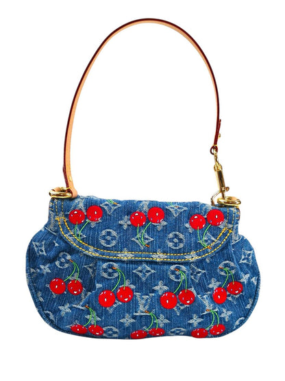 Louis Vuitton ルイヴィトン LV×TM サンセット チェリー ショルダーバッグ ブルー 管理番号：9560