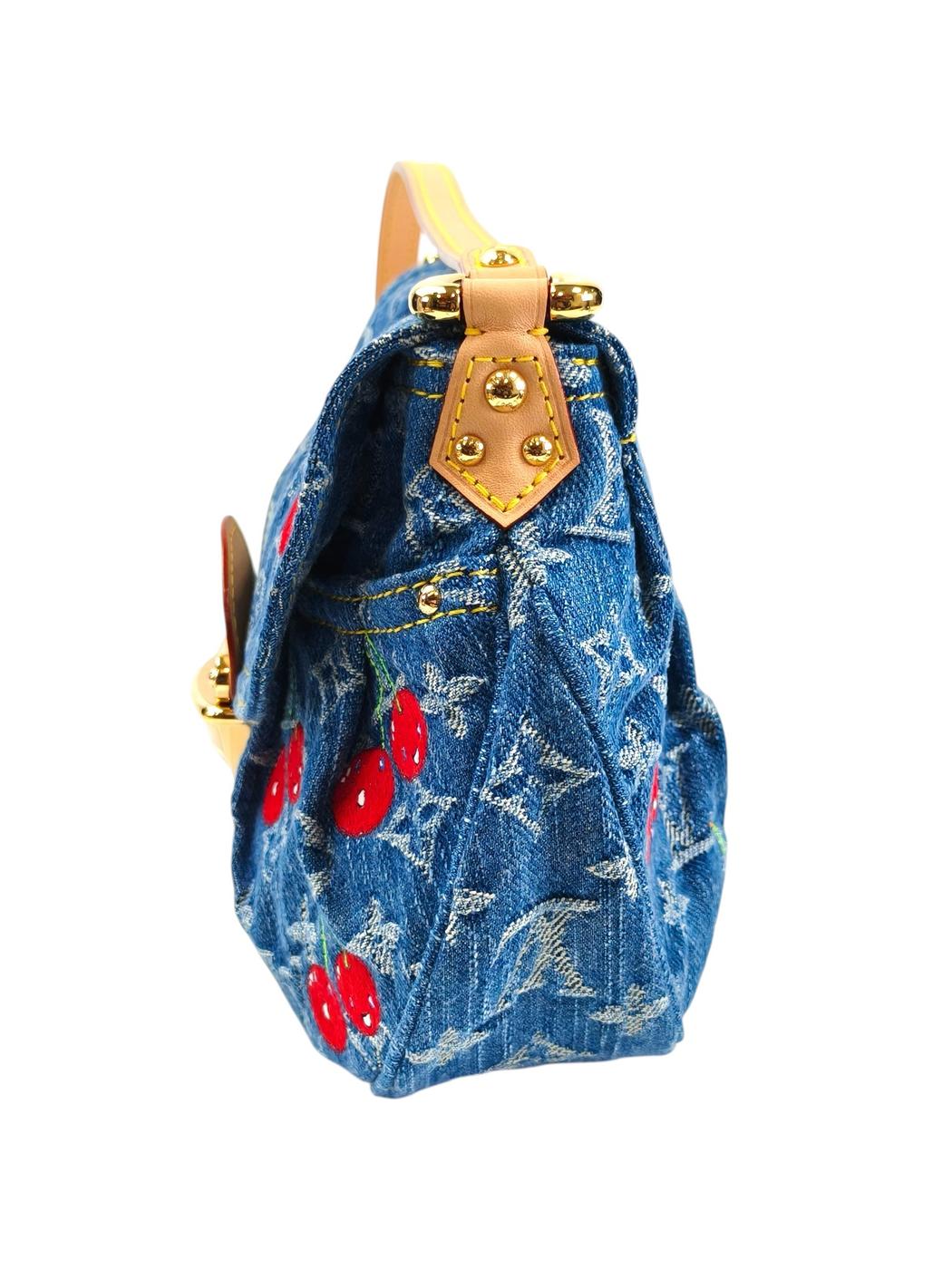 Louis Vuitton ルイヴィトン LV×TM サンセット チェリー ショルダーバッグ ブルー 管理番号：9560