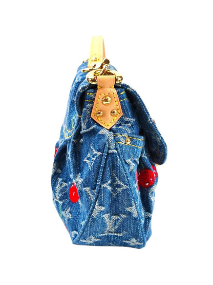 Louis Vuitton ルイヴィトン LV×TM サンセット チェリー ショルダーバッグ ブルー 管理番号：9560
