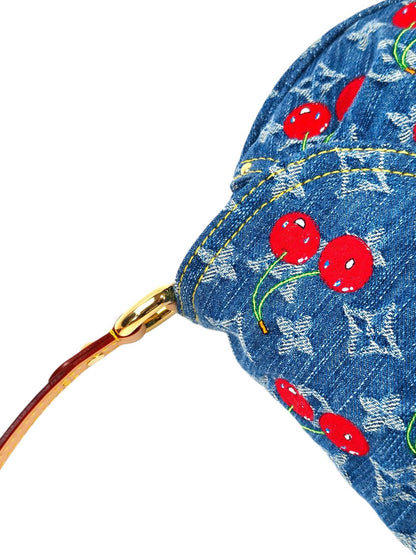 Louis Vuitton ルイヴィトン LV×TM サンセット チェリー ショルダーバッグ ブルー 管理番号：9560