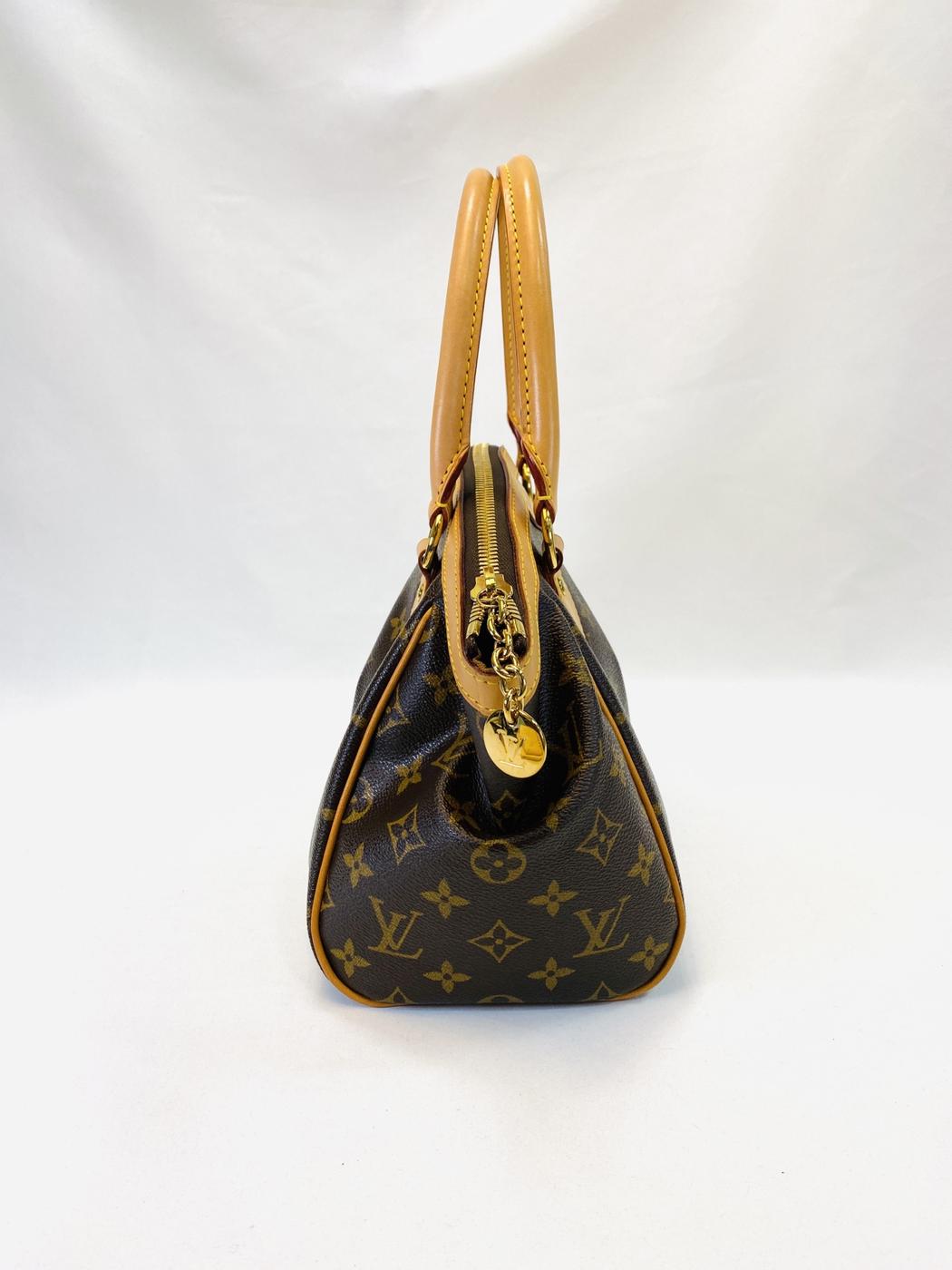 LOUIS VUITTON ルイヴィトン M40143 ティヴォリPM モノグラム ブラウン ハンドバッグ 管理番号：9590
