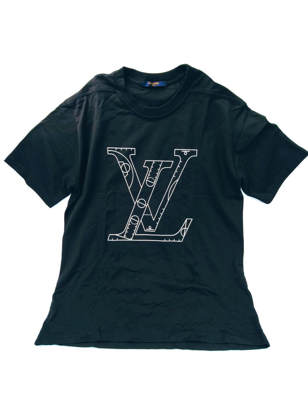 LOUIS VUITTON ルイヴィトン NBAコラボ Tシャツ RM212M NPG HLY10W ブラック XXLサイズ 管理番号：9756