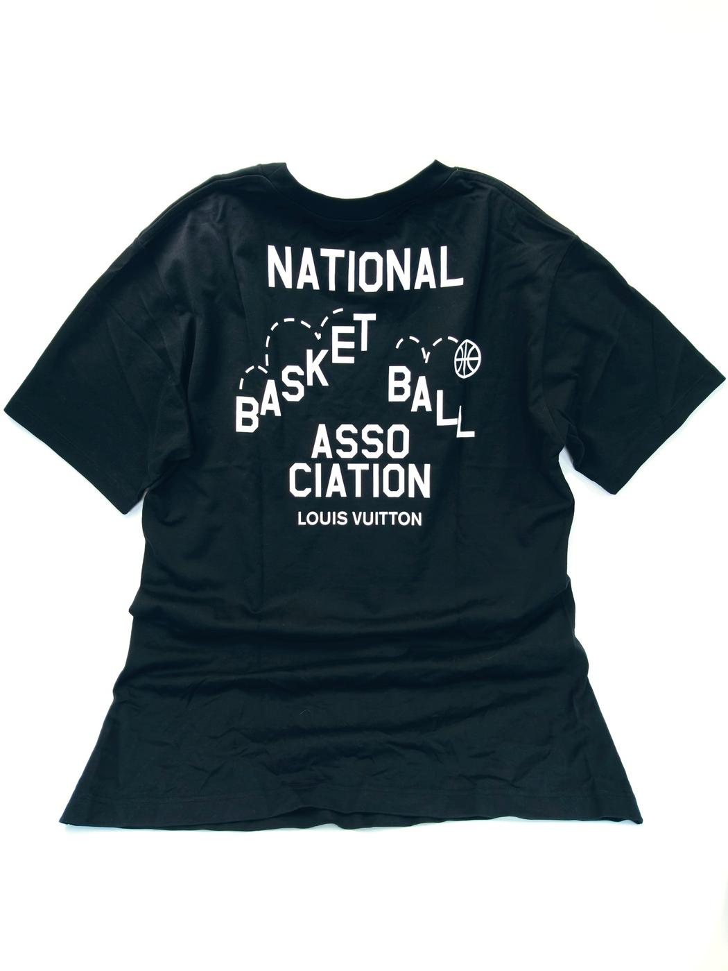 LOUIS VUITTON ルイヴィトン NBAコラボ Tシャツ RM212M NPG HLY10W ブラック XXLサイズ 管理番号：9756