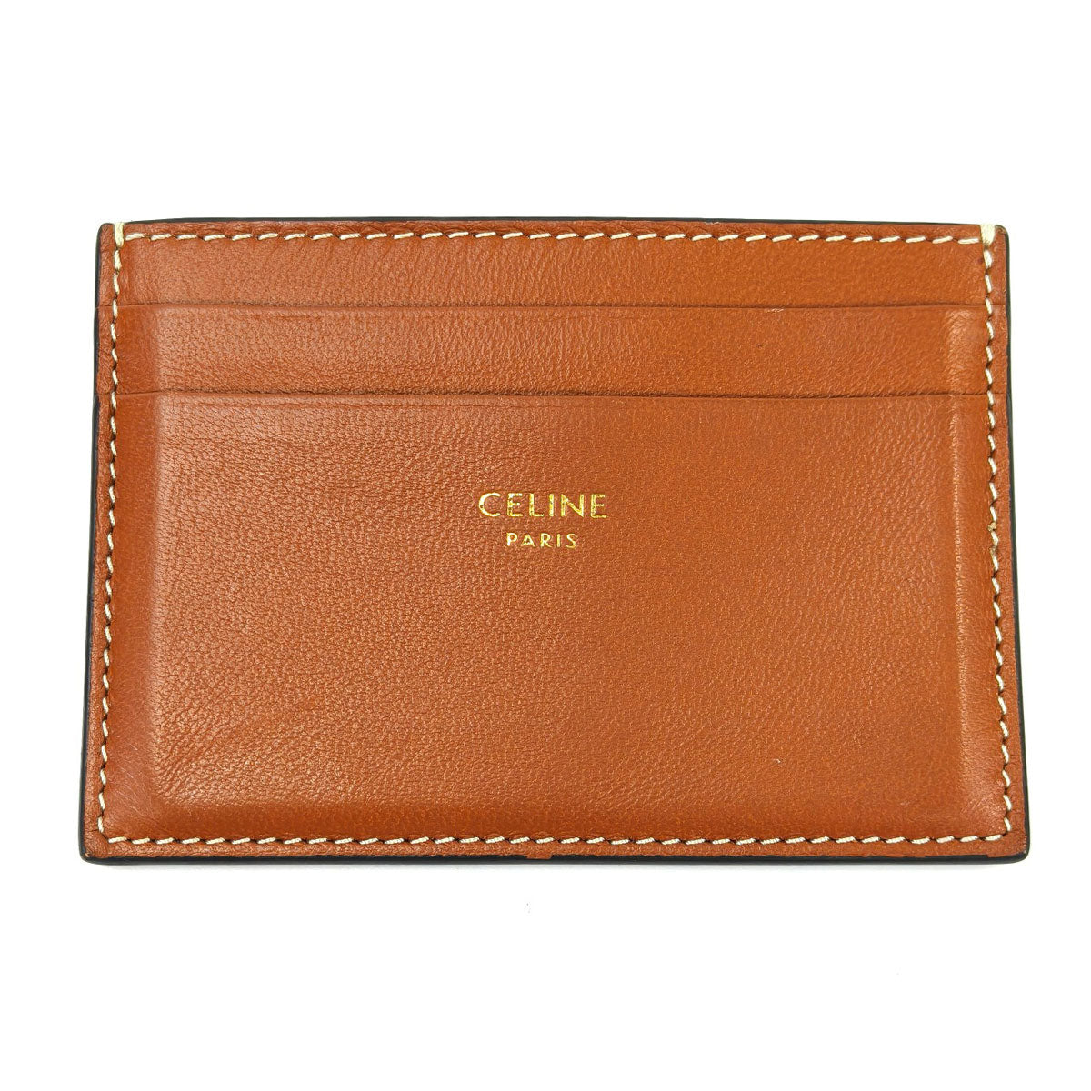 CELINE 赛琳 卡包 名片夹 证件夹 棕色 管理编号：10628