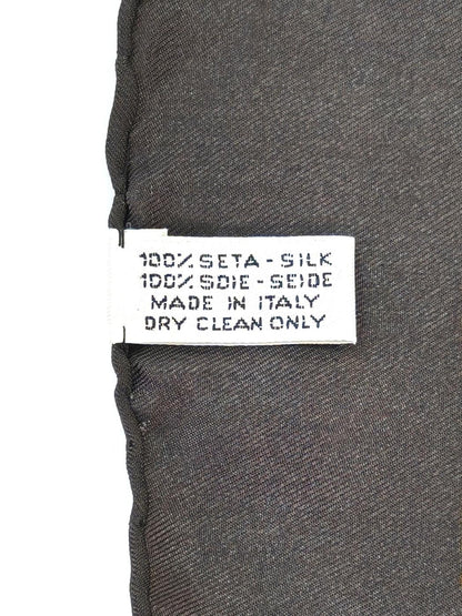 CELINE Chain Tassel Silk Scarf Black x Multicolor Product number: 10658