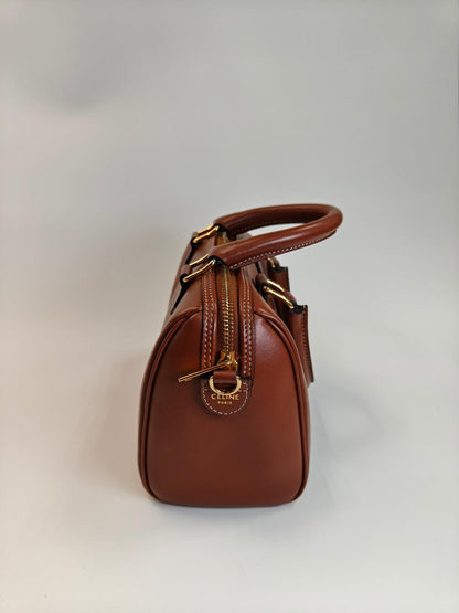 CELINE 赛琳凯旋门2Way手提包 斜挎包 棕褐色 管理编号：10778