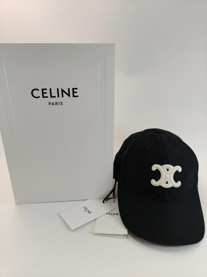 CELINE 赛琳 凯旋门 棒球帽 L码 黑色 管理编号：10875