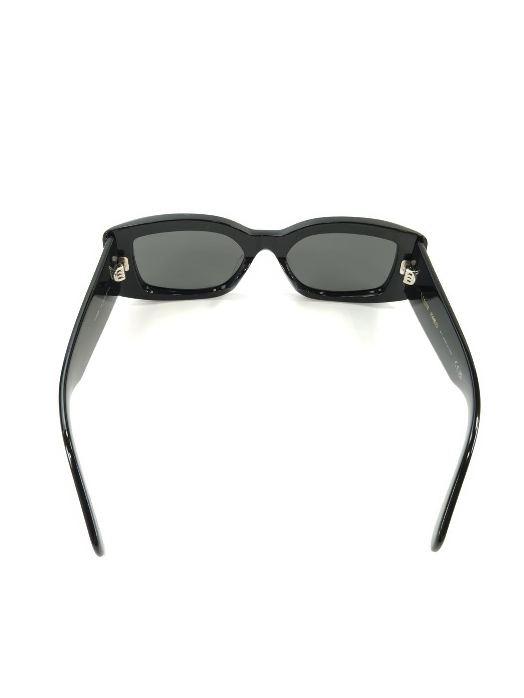 CELINE セリーヌ トリオンフ XL 01 サングラス ブラック×シルバー 未使用 管理番号：11152