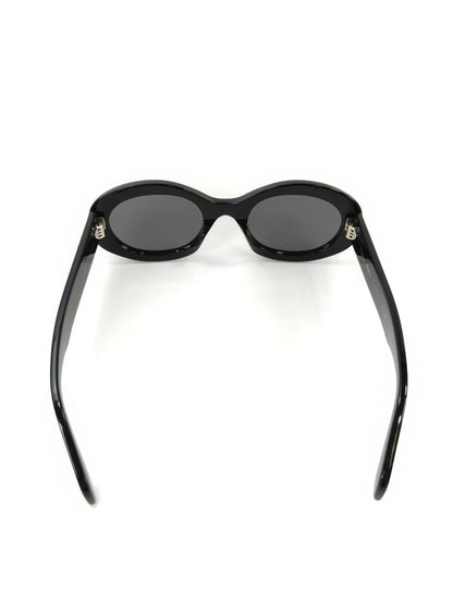 CELINE セリーヌ トリオンフ 01 サングラス オーバル ブラック×ゴールド 未使用 管理番号：11153