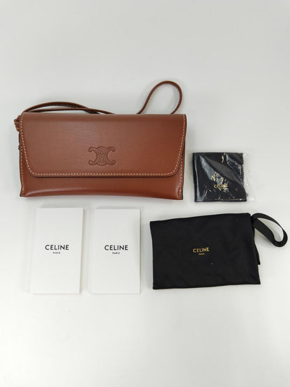 CELINE セリーヌ トリオンフ 15 サングラス ブラック×ゴールド 未使用 管理番号：11154
