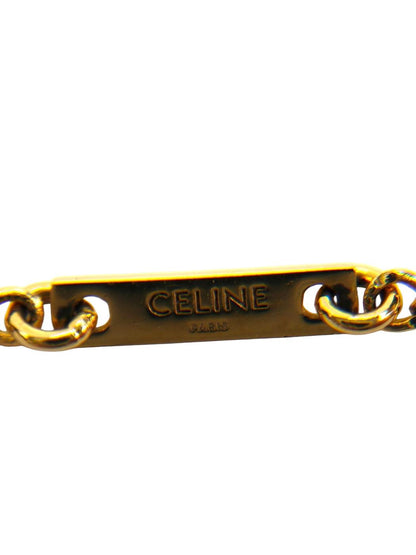 CALINE セリーヌ トリオンフ ストーン ネックレス ゴールド 管理番号：11311