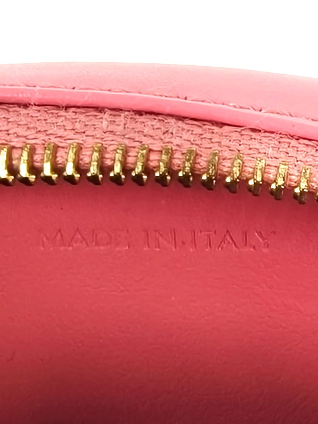 Celine セリーヌ オーバルパース キュイル トリオンフ レザー ピンクショルダーバッグ ゴールド金具 管理番号：11442