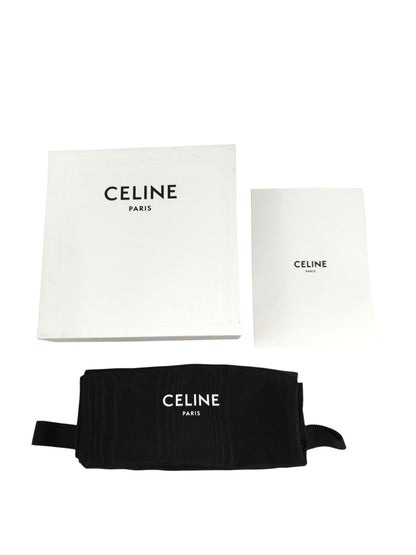 Celine セリーヌ トリオンフ ベルト ブラック×ゴールド 管理番号：11476