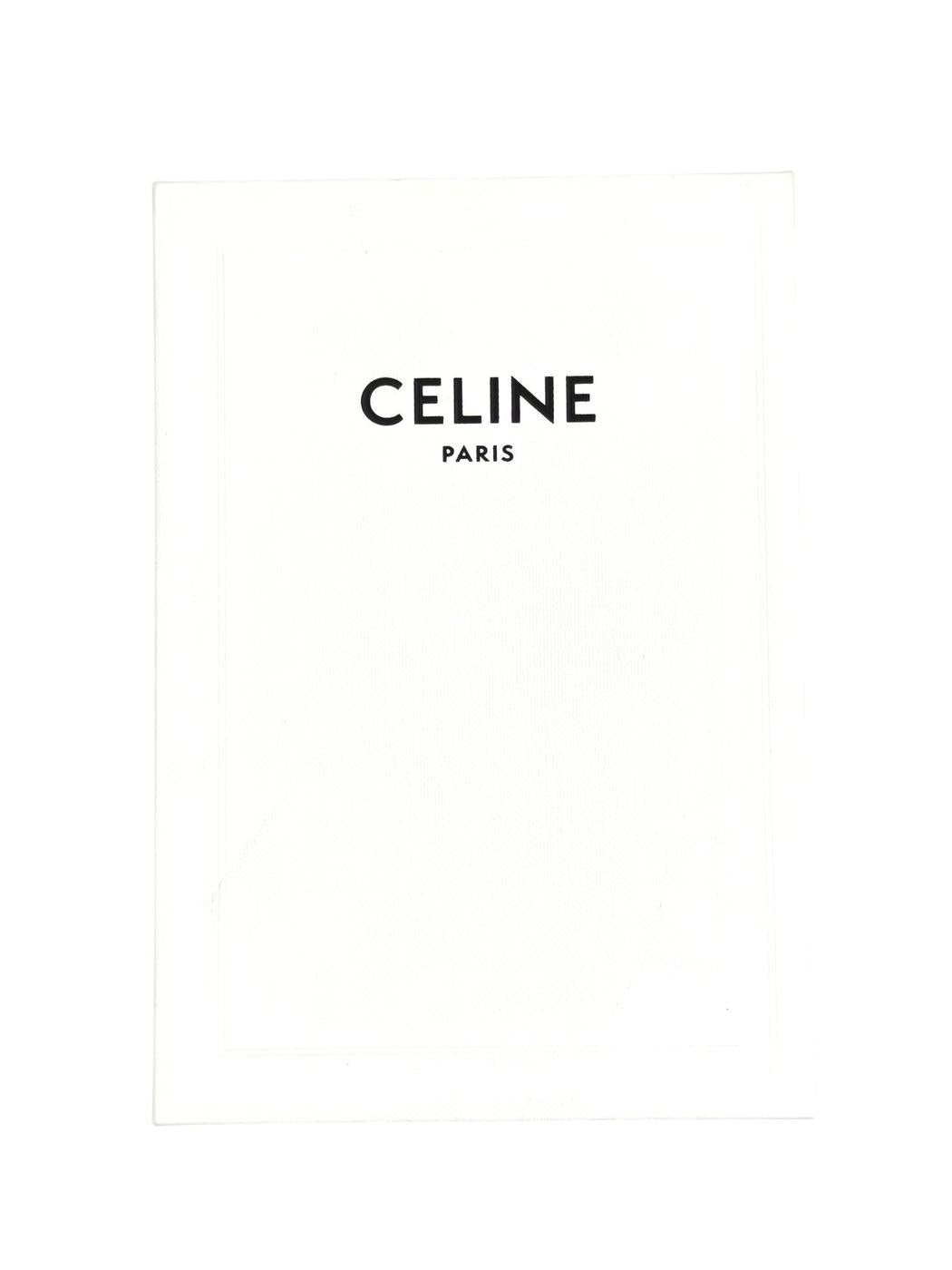 Celine セリーヌ トリオンフ 三つ折り財布 ブラック 管理番号：11640