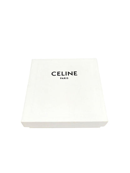 Celine セリーヌ ノット スモールフープ ピアス シルバー 管理番号：11653